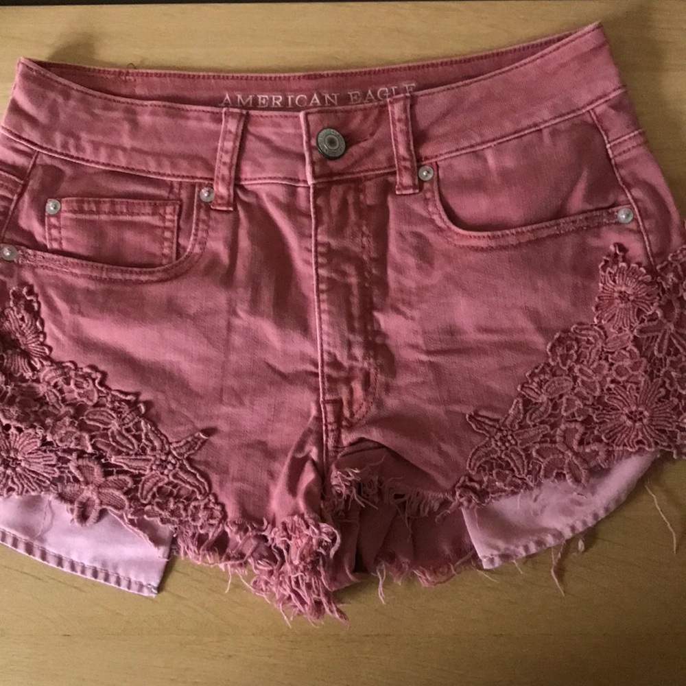 American Eagle Crotchet Festive Shorts